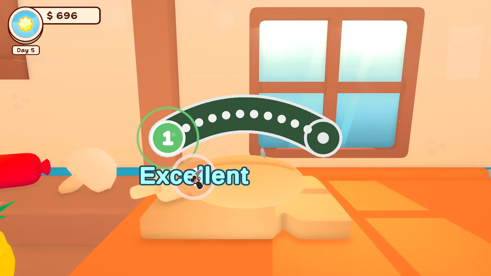 Rolling out pizza dough