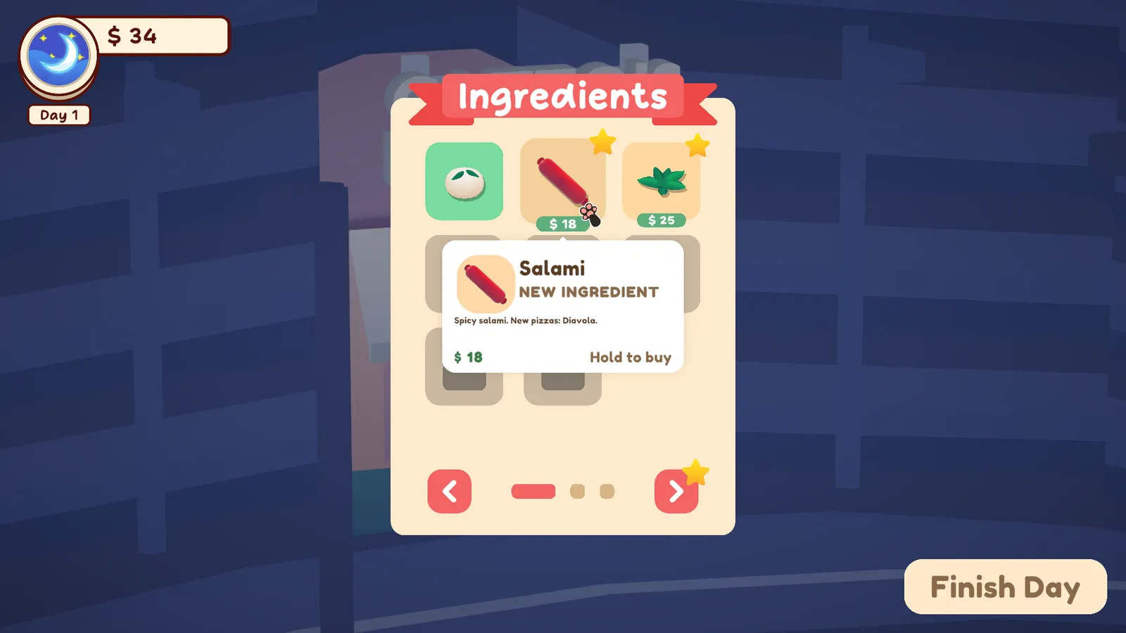Unlocking salami as a new ingredient in the shop